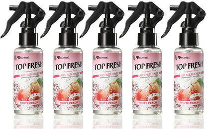 5 Pack Treefrog White Peach Scent Fragrance Mist Spray Tree frog Top Fresh Air Freshener