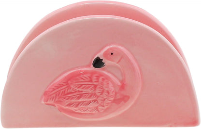 Pink Flamingo Standing Napkin Holder for Table