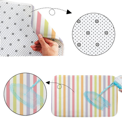 Delicate Pink Stripes Quick Dry Bath Mat 18" X30" Front Door Rug Indoor Entrance Shower Decor Throw Rugs Super Absorbent Bath Mats for Bathroom Floor Carpetas para Baño