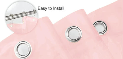 Home Expressions 3 Gauge PEVA Shower Curtain Liner with Magnets & Metal Grommets (70"x72") Upgrade Your Bathroom with This Durable 3-Gauge PEVA Shower Curtain Liner. Pink