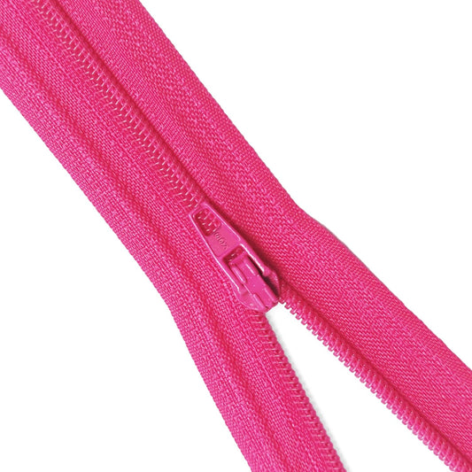 Nylon Zippers for Sewing Crafts | Size: 9 Inch | Color: Pink | 20 Pieces per Pack | Single Color #3 Nylon Zippers for Making Bags, Pouches, Pillow Covers and Sewing Craft Projects