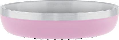 Stainless Steel Cat Bowls 9 oz Heavy Duty Hyper Pink
