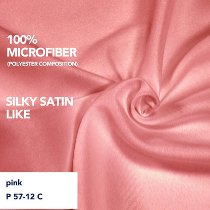 Wrap Around Ruffled Bed Skirt, Pink, Twin/Full - 22" Drop