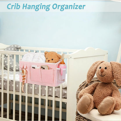 Bedside Caddy, Bedside Storage Bag Hanging Organizer for Bunk Dorm Bed Rail
