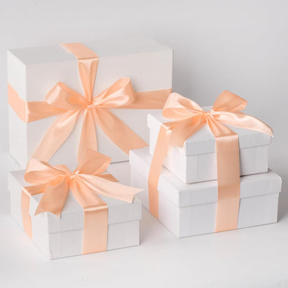 Peach Satin Ribbon, 1-1/2 Inch, 50 Yards