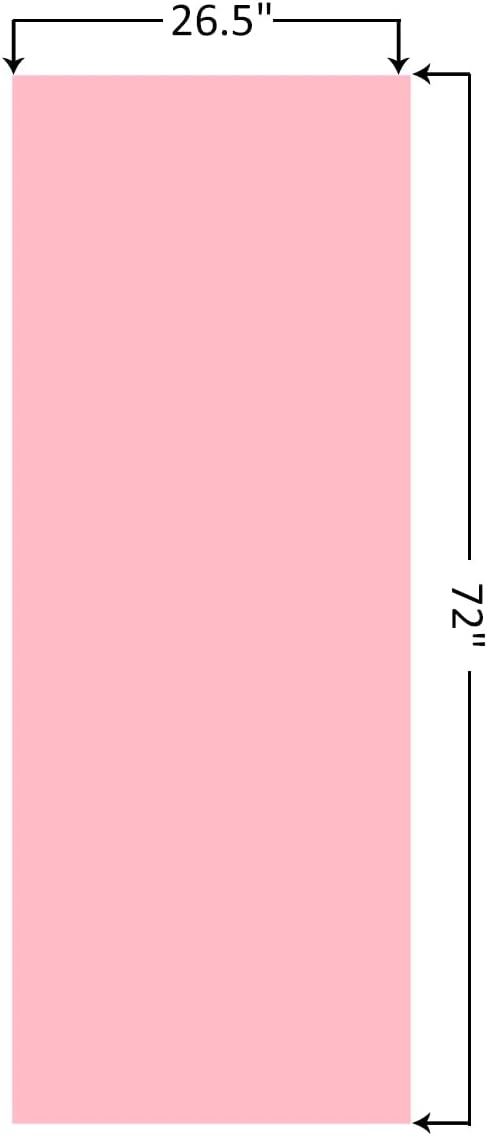 2 Pack Hot Yoga Towel Non Slip Yoga Mat Towel Non-Slip Sweat Absorbent Microfiber Towel for Hot Yoga, Pilates and Workout 72" x 26.5", Pink