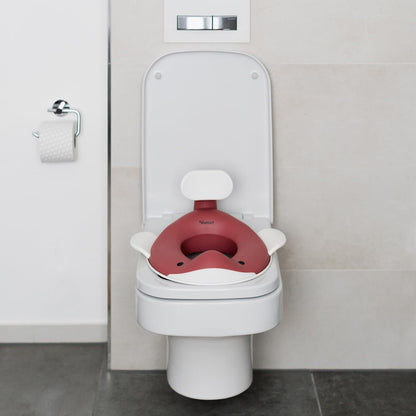 Kindsgut Whale Potty Training Seat for Toddlers, Dusty Pink