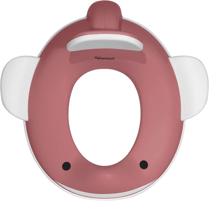 Kindsgut Whale Potty Training Seat for Toddlers, Dusty Pink