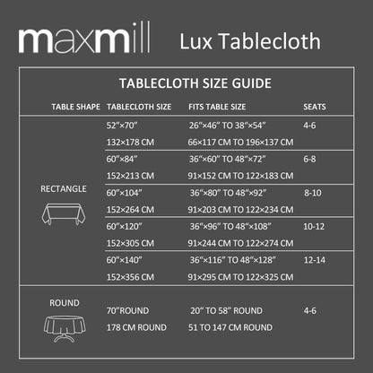 Lux Faux Linen Tablecloth with Slubby Yarn Textured Weaves Wrinkle Resistant Anti-Shrink Soft Table Cloth for Kitchen Dining Restaurant Tabletop Rectangle 60 x 120 Inch Blush