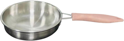 Versatile Cooking Essential Set for Home Kitchen - Nonstick Skillet, Saucepan, and Wok, Pink Frying pan