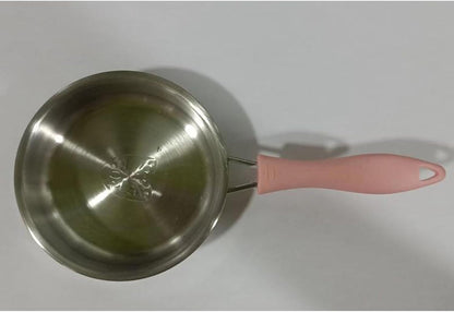 Versatile Cooking Essential Set for Home Kitchen - Nonstick Skillet, Saucepan, and Wok, Pink Frying pan