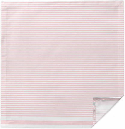 Cloth Napkins Set of 1 Pink Stripe 20x20 Inch Washable Dinner Napkin Stripe Pink White Reusable Soft Table Napkins for Party Wedding Restaurant Hotel