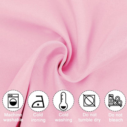 Pink Valance Curtains for Window 1 Panel, 52 x 18 Inches