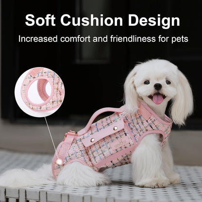 Wakytu Dog Lift Harness Dog Carrier Sling for Small Dogs & Cats,M