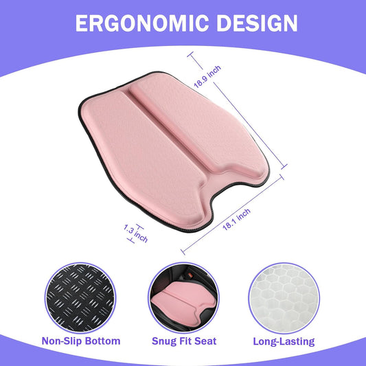 Soft Thin Gel Seat Cushion with 1 Inch Gel - Sciatica Relief
