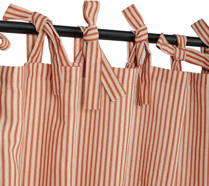 Blush Pink Striped Shower Curtain Hookless - 72x72 Inches,Linen Blend Cloth Fabric,Girly Cute Coquette Style Ticking Vertical Stripe Shower Curtain for French Country Bathroom Decor