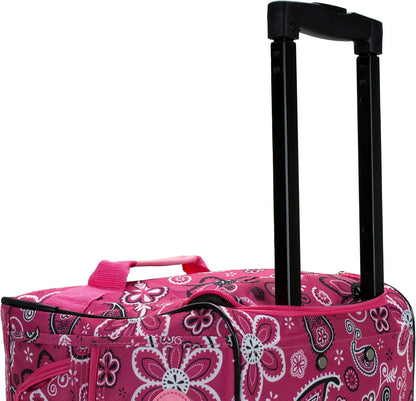 Rolling Duffel Bag, Black, 22"