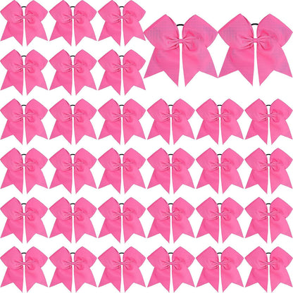32PCS 8" Large Cheer Hair Bows for Cheerleader