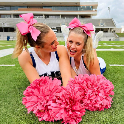 32PCS 8" Large Cheer Hair Bows for Cheerleader