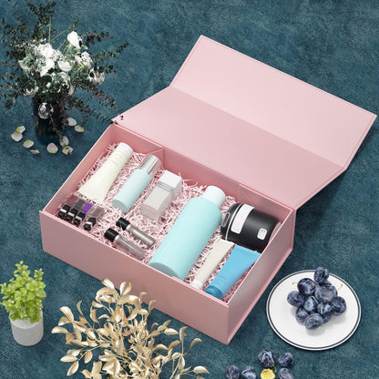 Pink Gift Box, 9.5x6x3'' Gift Boxes with Lids for Presents