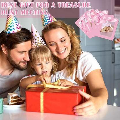 12 Pcs Back to School Pink Bow Magnetic Picture Frame for Refrigerator 4x6