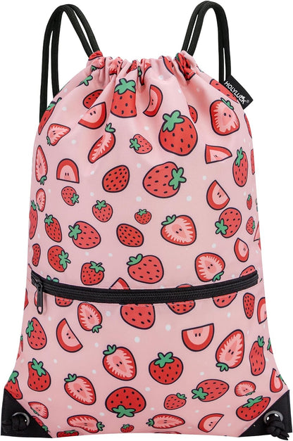 Drawstring Backpack Bag Sport Gym Sackpack