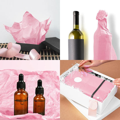 120 Sheets 14 x 20 Inch Pink Tissue Paper for Gift Bag Wrapping