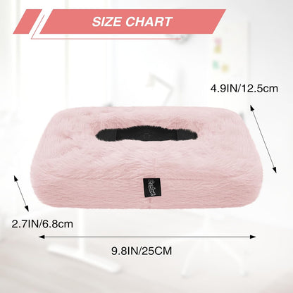 Desk & Office Chair Arm Pads Covers Fuzzy Memory Foam Pads