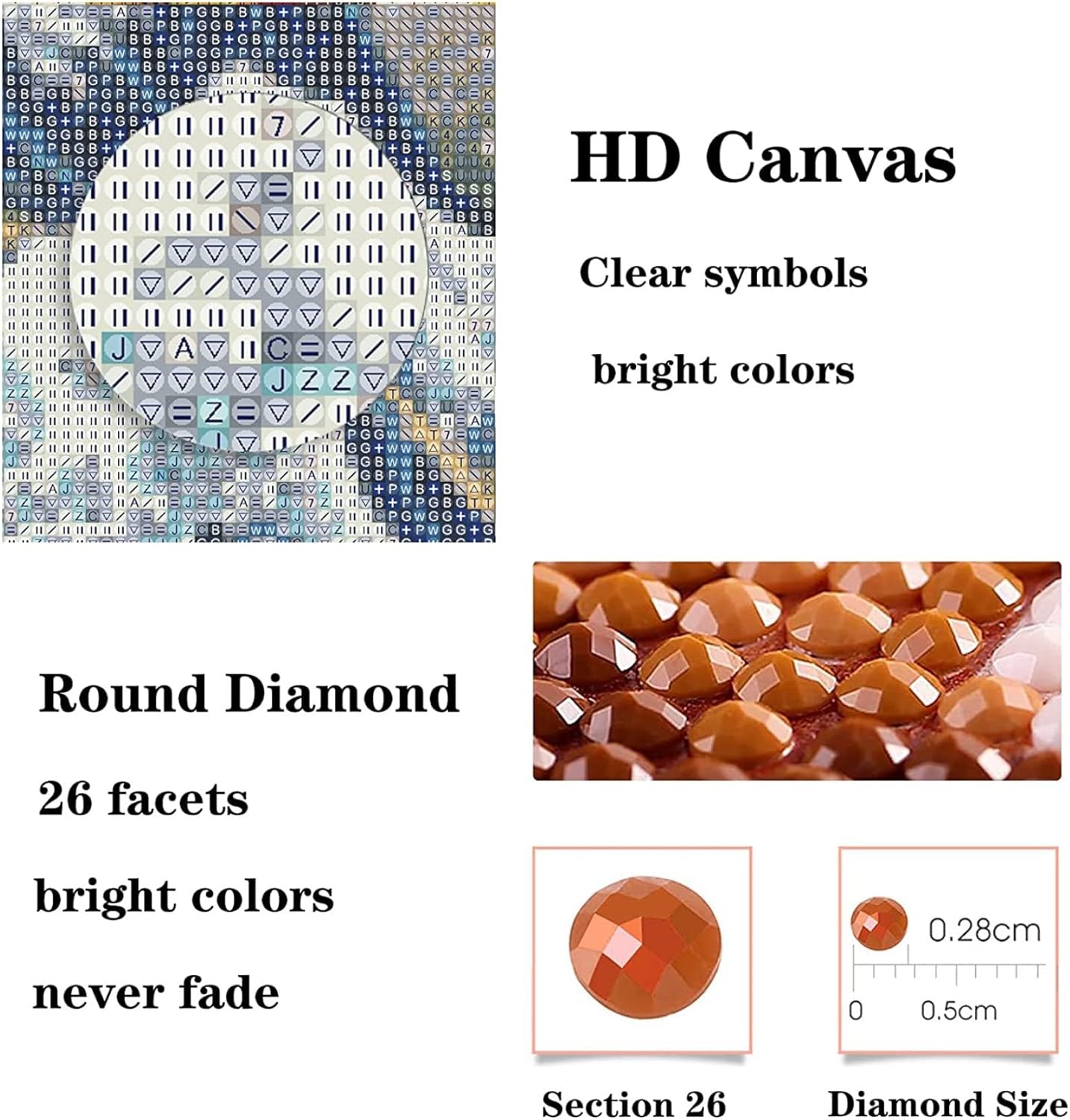 ZZMQ DIY 5D Peach Tree in Blossom by Vincent Van Gogh Art Prints Diamond Painting Kits for Adults, Diamond Art Kits Paint by Numbers Round Diamond Arts Craft for Home Wall Decor (12X16In)