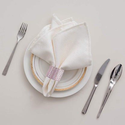 50pcs Napkin Rings, Pink Napkin Rings Buckles