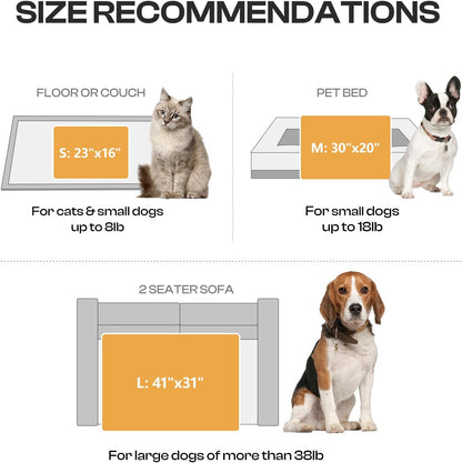 1 Pack 3 Blankets Super Soft Fluffy Premium Fleece Pet Blanket Flannel Throw for Dog Puppy Cat Paw Brown/Pink/White Large(41x31 inch)