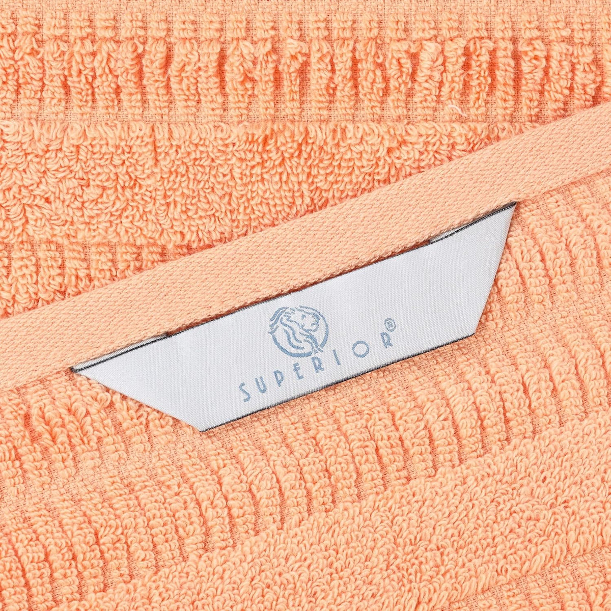 Luxurious Classic Cotton Blend Towels, Set of 2 for Bathroom, Shower, Spa, Hotel, Super Soft, Quick Dry, Ultra Soft Mika Towels, 2 Bath Towel Set, Peach