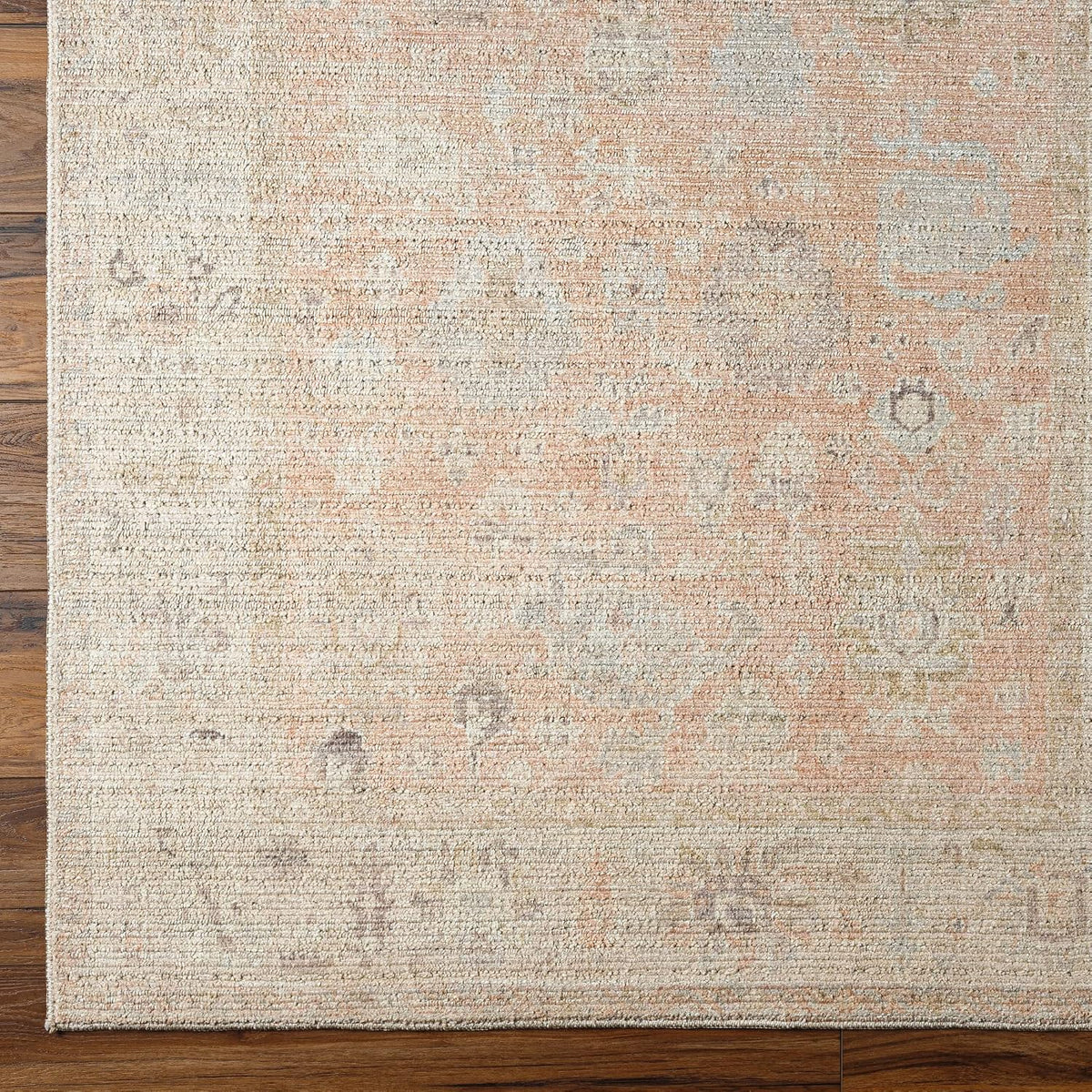 x Becki Owens Marlene Vintage Medallion Area Rug, 7'10" x 10', Vintage Pink