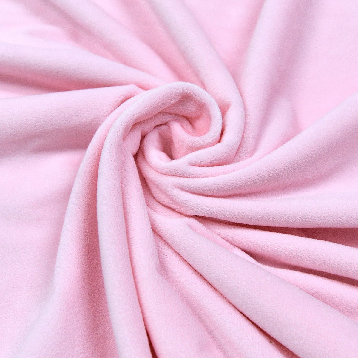 Pink Minky Fabric by The Yard, 60" Wide, 1 Yard