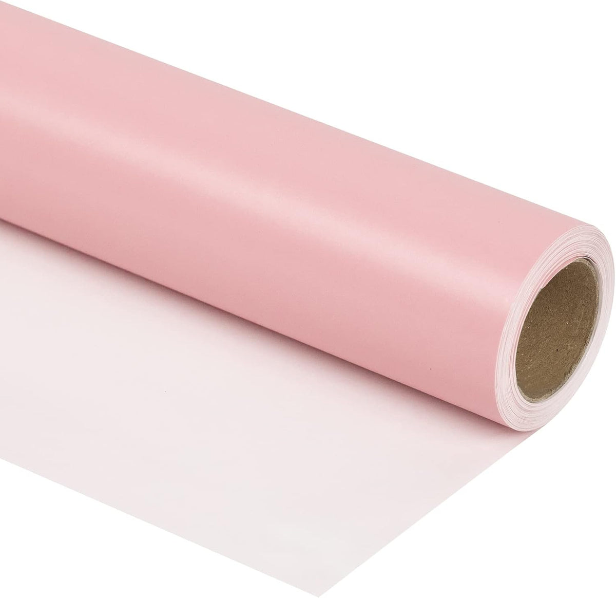 Pink Wrapping Paper Solid Color - Mini Roll - for Wedding, Birthday, Shower, Congrats, and Holiday - 17 Inches X 32.8 Feet
