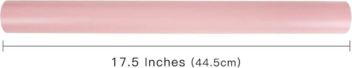 Pink Wrapping Paper Solid Color - Mini Roll - for Wedding, Birthday, Shower, Congrats, and Holiday - 17 Inches X 32.8 Feet