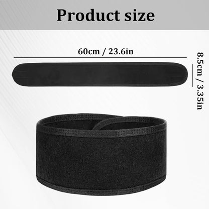 4 Pack Adjustable Makeup Headbands – Non-Slip Spa Facial Headband & Facial Hair Wrap, Adjustable Washable Towel for Shower, Yoga, Gym, Salon & Home Use (Fits All), HZFD-BB