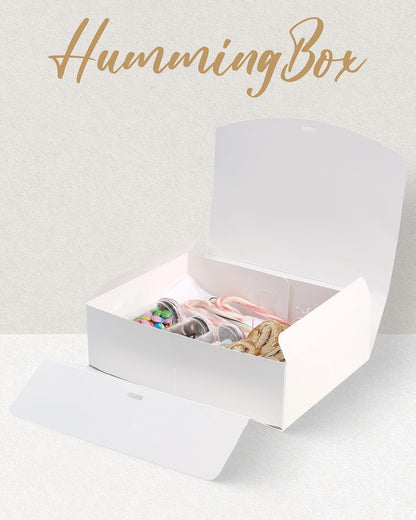 Pink Gift Box Set of 16 - Gift Boxes for Presents & gifting on weddings, birthdays & more - Easy to Assemble Pink Gift Boxes With Lids & Ribbon Closure - Decorative Boxes With Lids