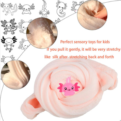 Axolotl Cloud Slime, Premium DIY Scented Slime for Boys Girls, Party Favors for Kids 8-12, Girls Toys 4-8 Years Old, Slimes Kit for Kids Ages 8-12, Relief Fidget Toy, Sensory Toy