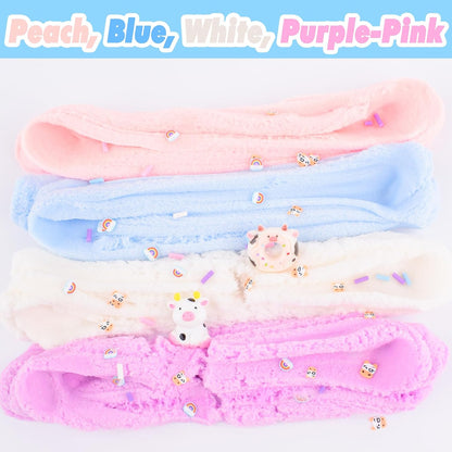 Pink Peach Cloud Slime Kit, with Fun Panda Slime Add Ins, Soft Non-Sticky, Scented Slime Kit for Kids, Birthday Gifts for Boys & Girls, Classroom Rewards, DIY Stress Relief Toy