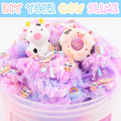 Pink Peach Cloud Slime Kit, with Fun Panda Slime Add Ins, Soft Non-Sticky, Scented Slime Kit for Kids, Birthday Gifts for Boys & Girls, Classroom Rewards, DIY Stress Relief Toy