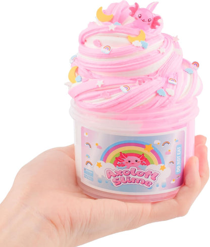 Pink Peach Cloud Slime Kit, with Fun Panda Slime Add Ins, Soft Non-Sticky, Scented Slime Kit for Kids, Birthday Gifts for Boys & Girls, Classroom Rewards, DIY Stress Relief Toy