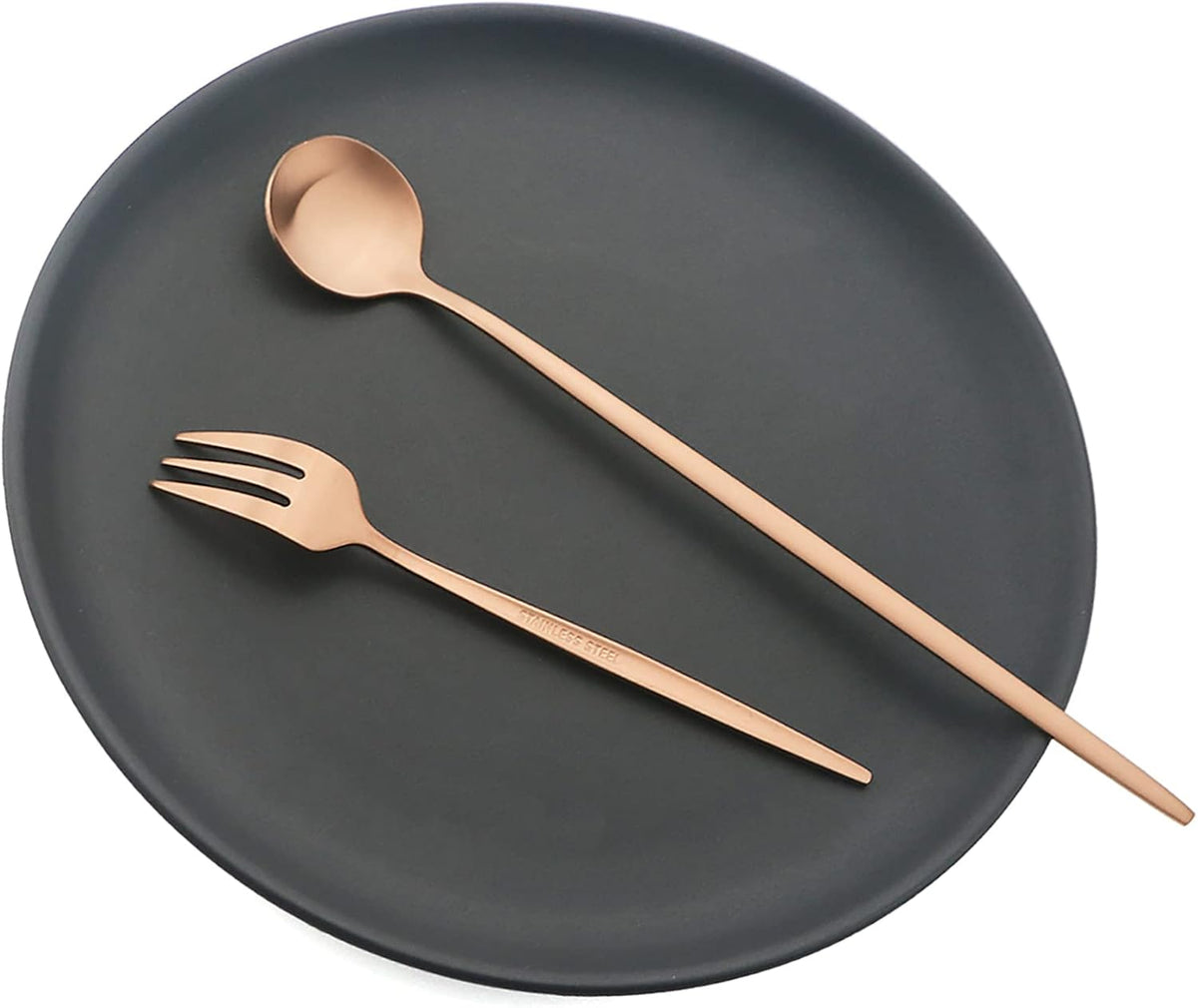 6-Pieces 7.87-inch Iced Tea Spoons With Long Handles, 18/0 Stainless Steel Ice Cream Coffee Dessert Spoon or Stirring Spoon Multipurpose Tea Spoon Set For Sundae, Cocktails