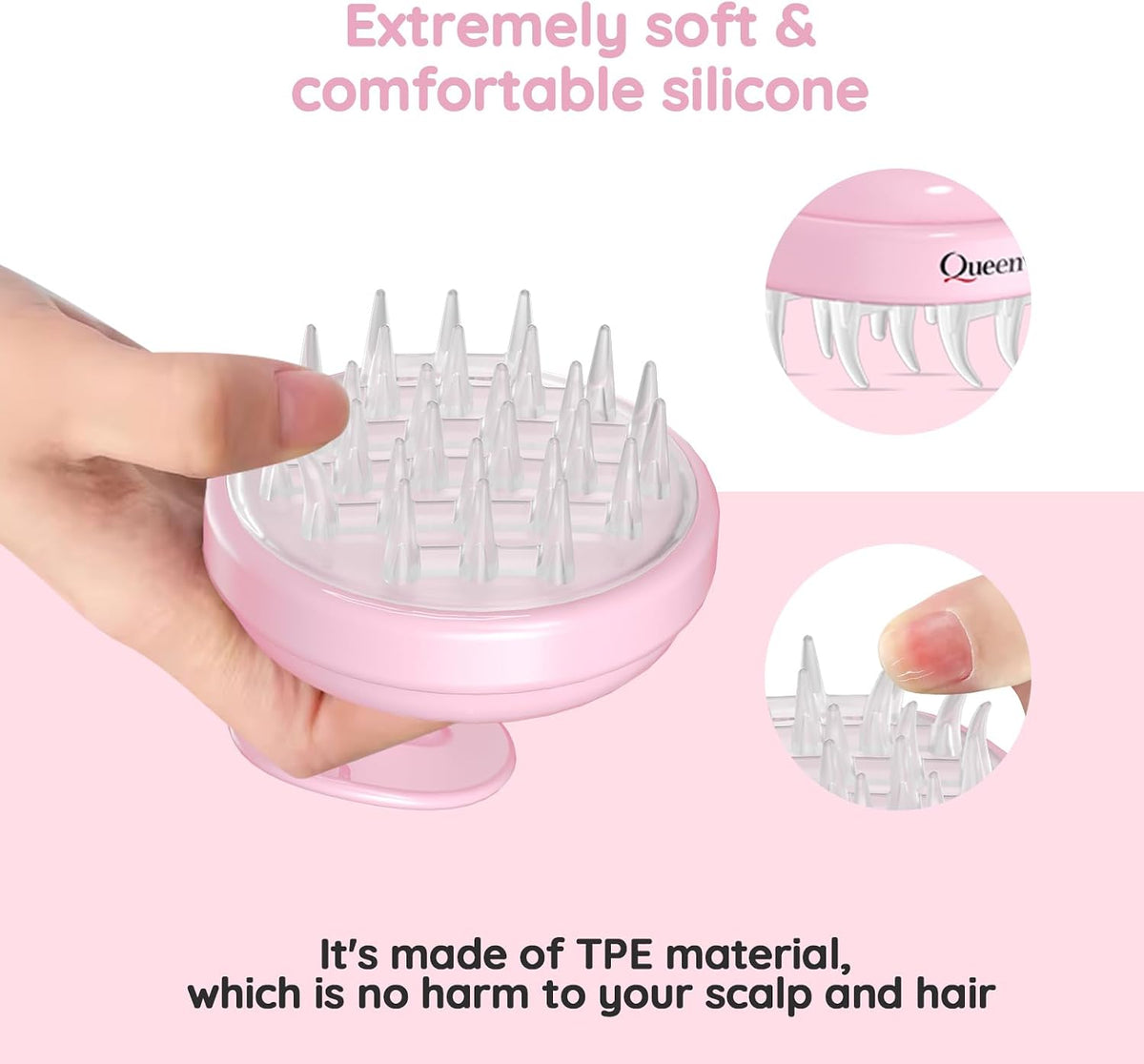 Scalp Massager Electric Hair Growth Scrubber for Dandruff Removal