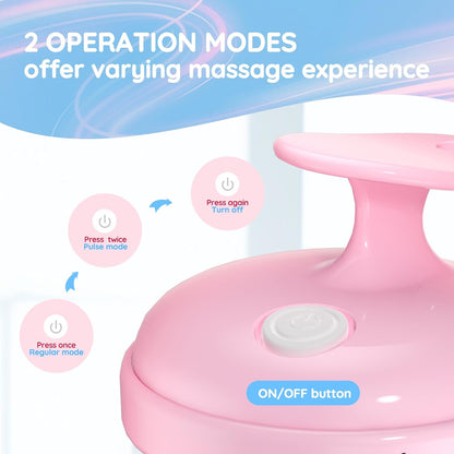 Scalp Massager Electric Hair Growth Scrubber for Dandruff Removal