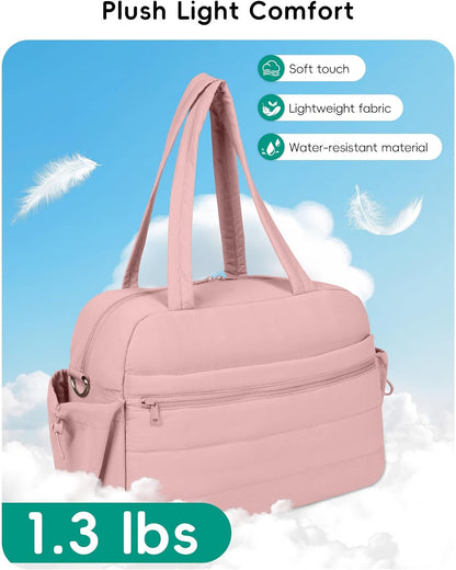Duffle Bag for Travel, Weekender Carry on Bag for Women