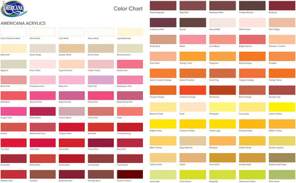 DecoArt Americana Acrylic Paint, 2-Ounce, Peaches 'n Cream
