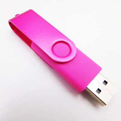 128MB USB Flash Drives Thumb Drive U Disk PenDrive Memory Sticks for Pupil Students Presents Gifts (Pink)