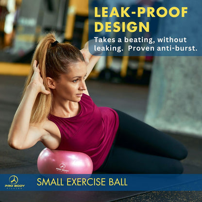 Ball Small with Pump - 9 Inch Small Exercise Ball