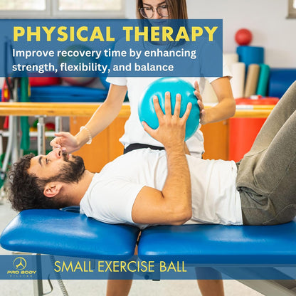 Ball Small with Pump - 9 Inch Small Exercise Ball